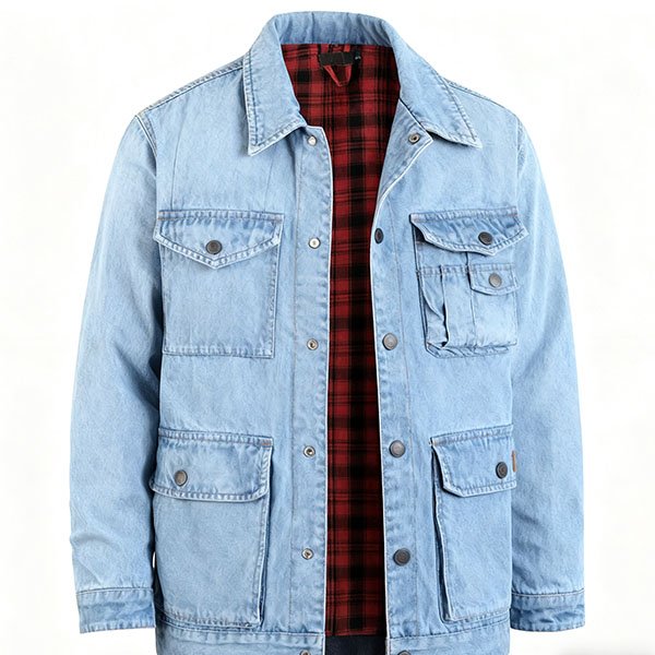 Men's light blue denim jacket